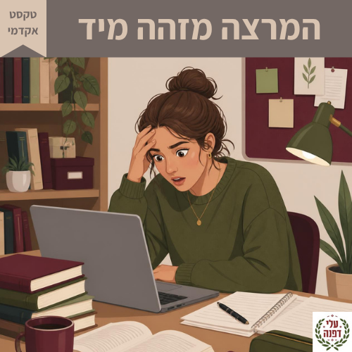 טיפים בכתיבה אקדמית l דפנה גלייזר l עלי דפנה - עריכה לשונית ייעודית אקדמית